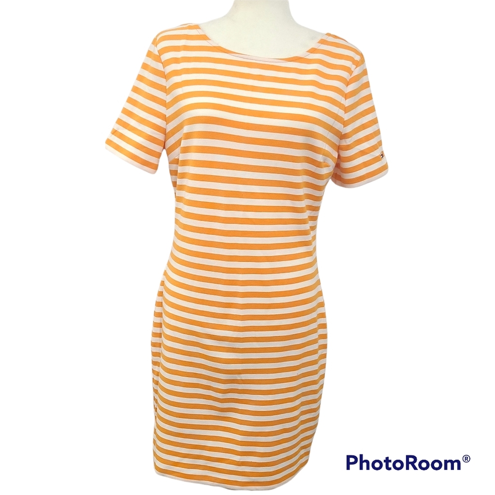 NWT Tommy Classics Bodycon Dress Radiant Yellow